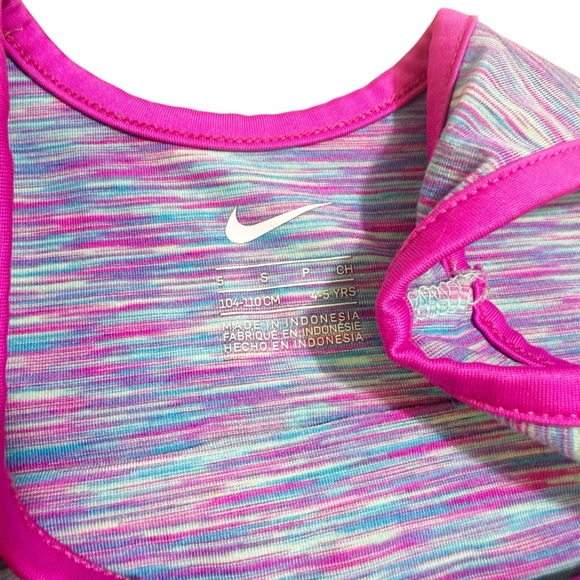 Nike Dri Fit Space Dye Swoosh Girls Romper size 5 - Picture 2 of 4